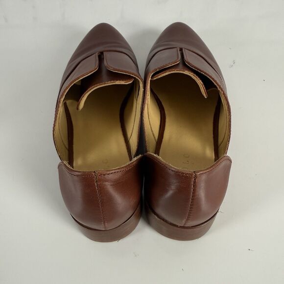 Nisolo Emma D'Orsay Oxford Loafers Shoes Slip On Flats Brandy Chestnut Womens 9 - Picture 9 of 14
